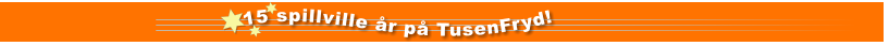 15 spillville år på TusenFryd!